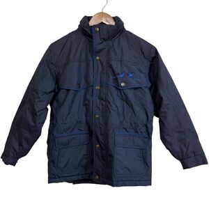 Dublin Kids Riding Equestrian Jacket Fleece-Lined Blue Size 12